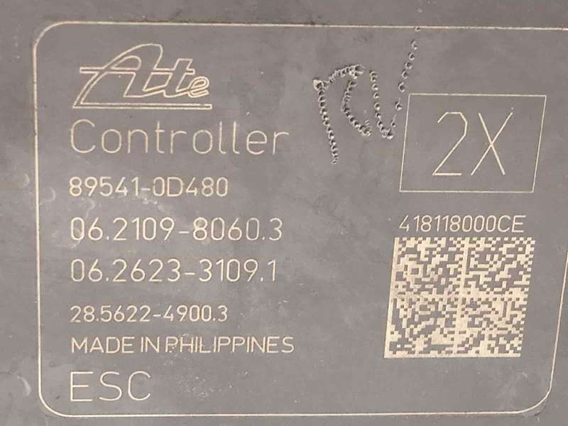 Recambio de abs para toyota yaris 1.5 16v cat referencia OEM IAM 445400D280 895410D480 0621026564 - Blanco 5