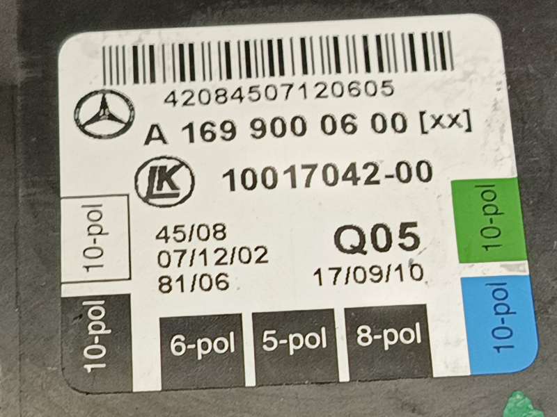 Recambio de modulo electronico para mercedes-benz clase a (w169) a 180 cdi (169.007, 169.307) referencia OEM IAM A1699000600  10 5