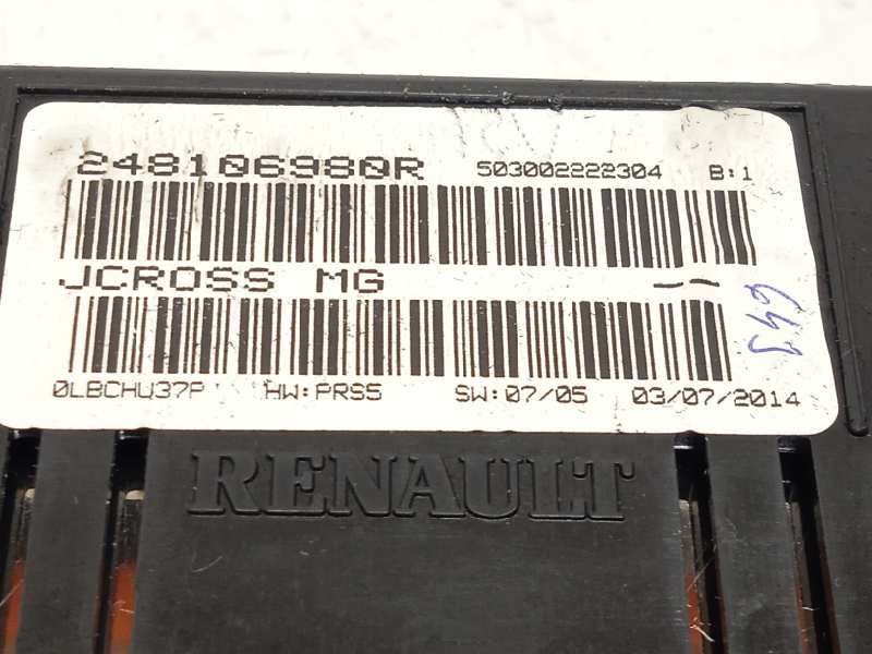 Recambio de cuadro instrumentos para renault scenic iii expression referencia OEM IAM 248106980R 6