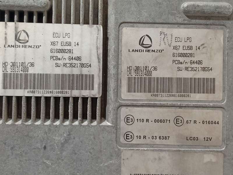 Recambio de centralita motor uce para dacia dokker monospace (ke_) 1.6 lpg referencia OEM IAM 169104020R 5913114000 616000281 - Blanco 5