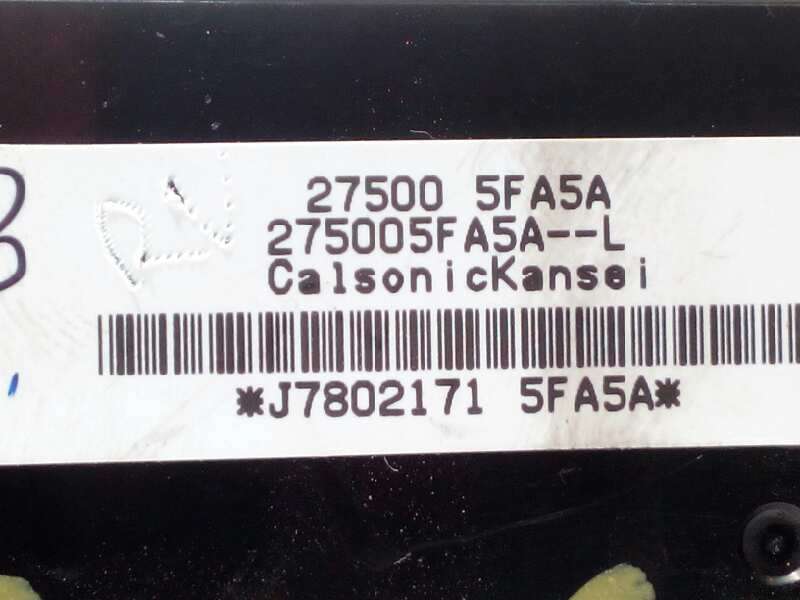Recambio de mando climatizador para nissan micra v (k14) 0.9 cat referencia OEM IAM 275005FA5A - Azul 3