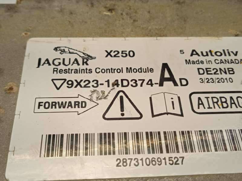 Recambio de centralita airbag para jaguar xf 5.0 v8 xfr kompressor referencia OEM IAM 9X2314D374AD  C2Z16639 4