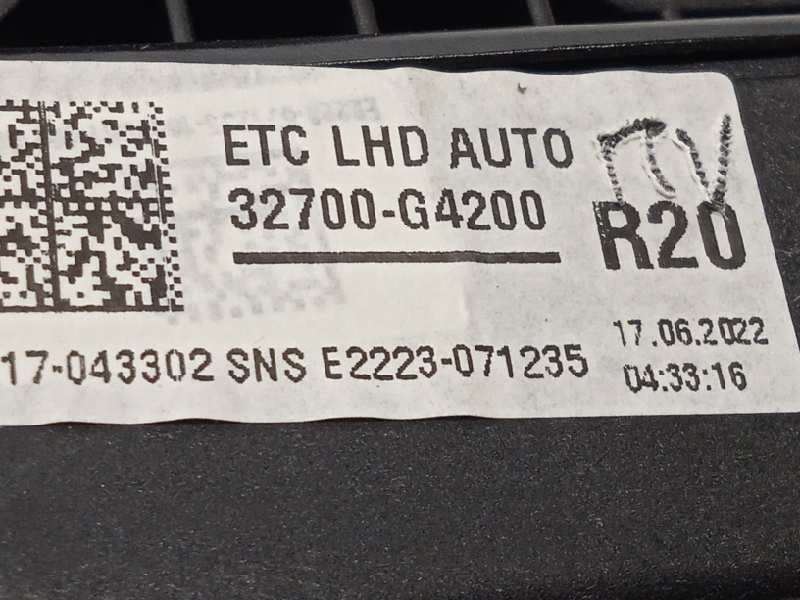 Recambio de potenciometro pedal para kia xceed 1.0 tgdi cat referencia OEM IAM 32700G4200 4