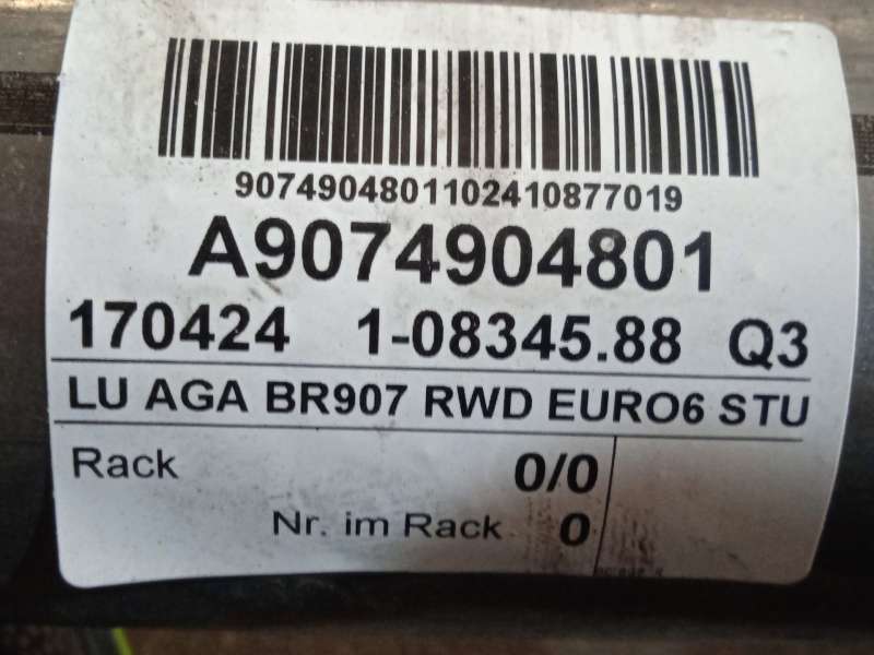 Recambio de tubo escape completo para mercedes-benz sprinter 4-t furgoneta (b907, b910) 419 cdi rwd (907.643, 907.645, 907.647) 8