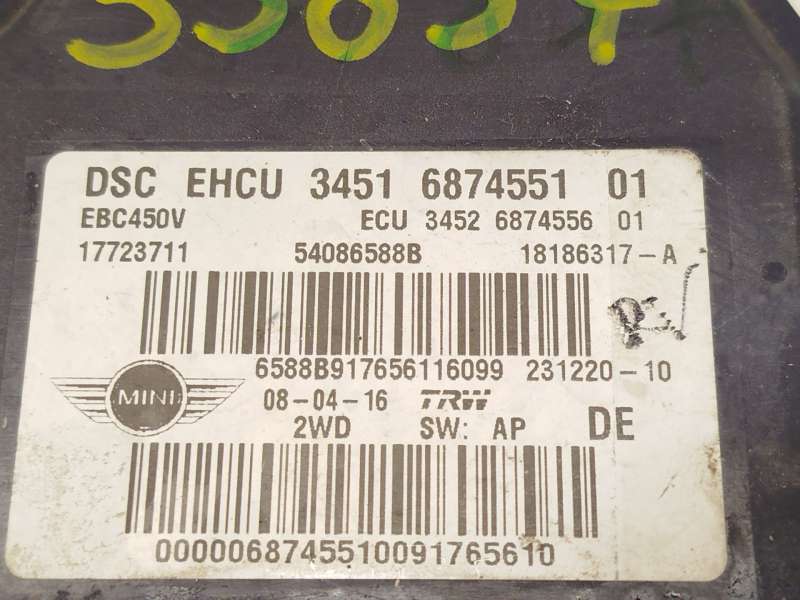 Recambio de abs para mini mini countryman (r60) cooper d referencia OEM IAM 34516874551 18186317A 54086588B 5