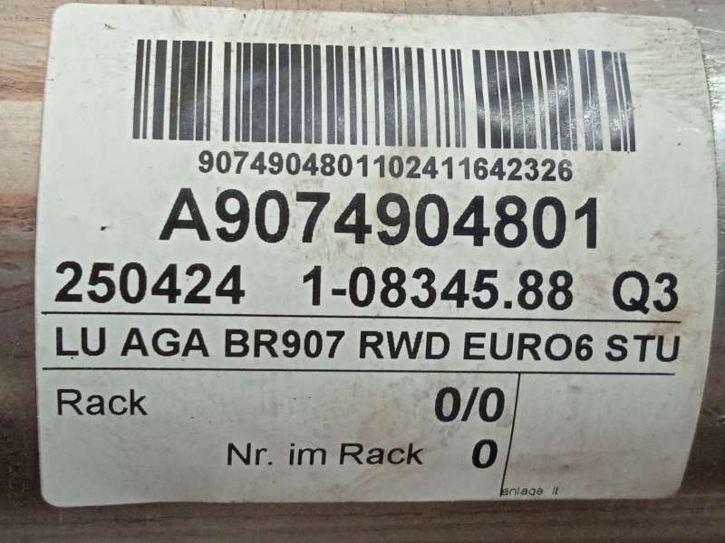 Recambio de tubo escape completo para mercedes-benz sprinter 4-t furgoneta (b907, b910) 419 cdi rwd (907.643, 907.645, 907.647) 8