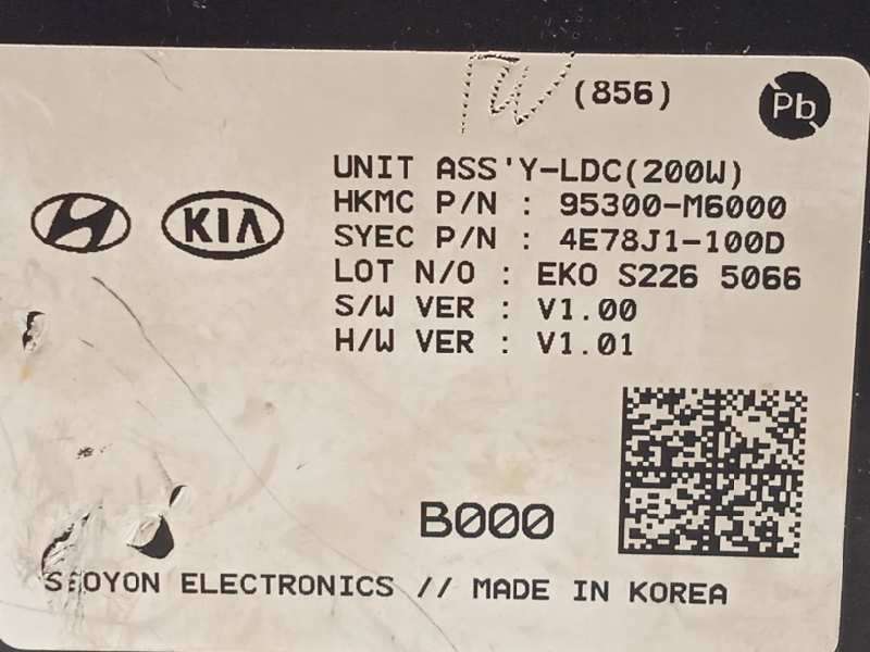 Recambio de modulo electronico para kia xceed 1.0 tgdi cat referencia OEM IAM 95300M6000 3