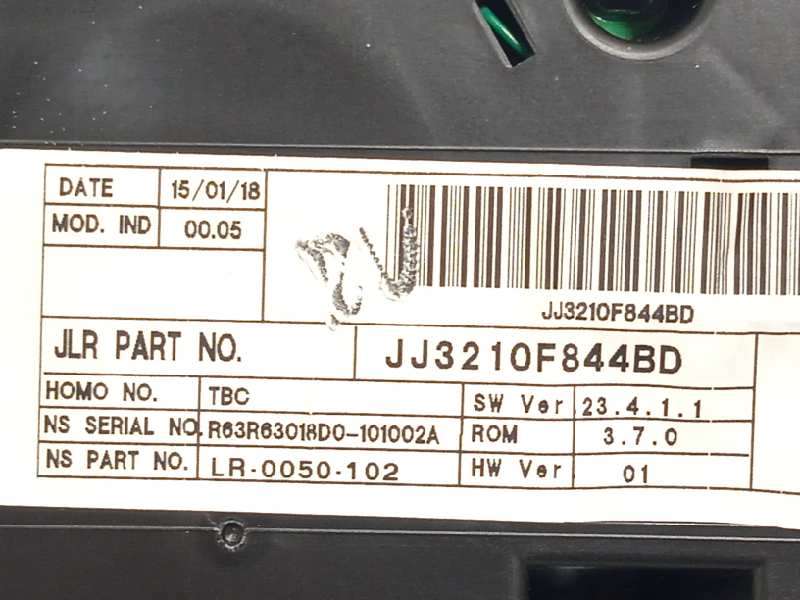 Recambio de cuadro instrumentos para land rover evoque 2.0 td4 cat referencia OEM IAM JJ3210F844BD LR108992 - Negro 6