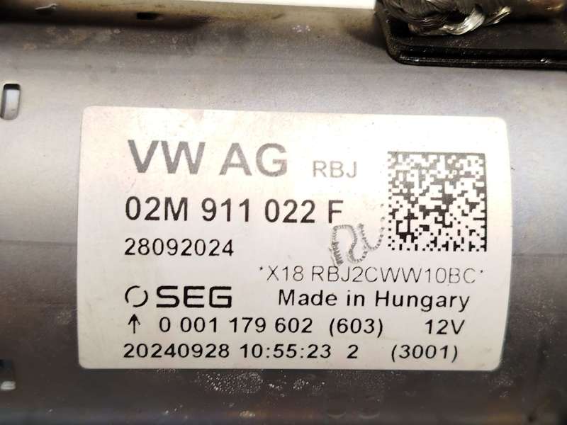 Recambio de motor arranque para seat ateca (kh7, khp) 1.5 tsi referencia OEM IAM 02M911022F  0001179602 5