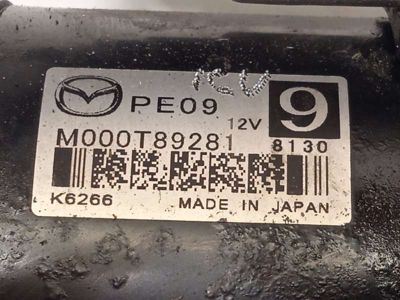 Recambio de motor arranque para mazda cx-3 2.0 cat referencia OEM IAM PE0918400  M000T89281 - Gris 5