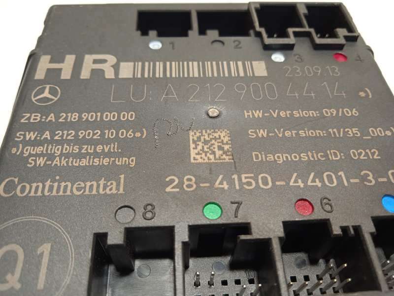 Recambio de centralita confort para mercedes-benz clase c (w204) lim. c 220 cdi blueefficiency (204.002) referencia OEM IAM A212 4