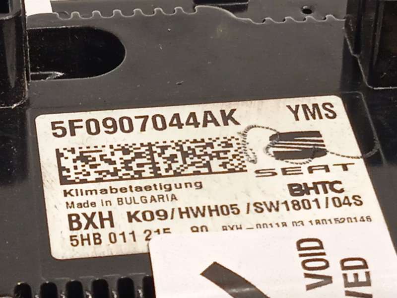 Recambio de mando climatizador para seat ateca (kh7, khp) 1.4 tsi referencia OEM IAM 5F0907044AKYMS  5HB011215 - Blanco 6