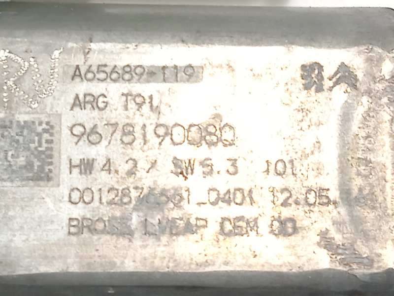 Recambio de elevalunas trasero izquierdo para peugeot 308 style referencia OEM IAM 9678190080  9816273680 4
