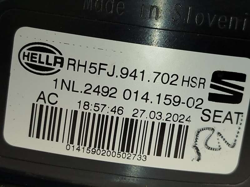 Recambio de faro antiniebla derecho para cupra leon (kl1, ku1, kug) 1.5 etsi referencia OEM IAM 5FJ941702 - Negro 5