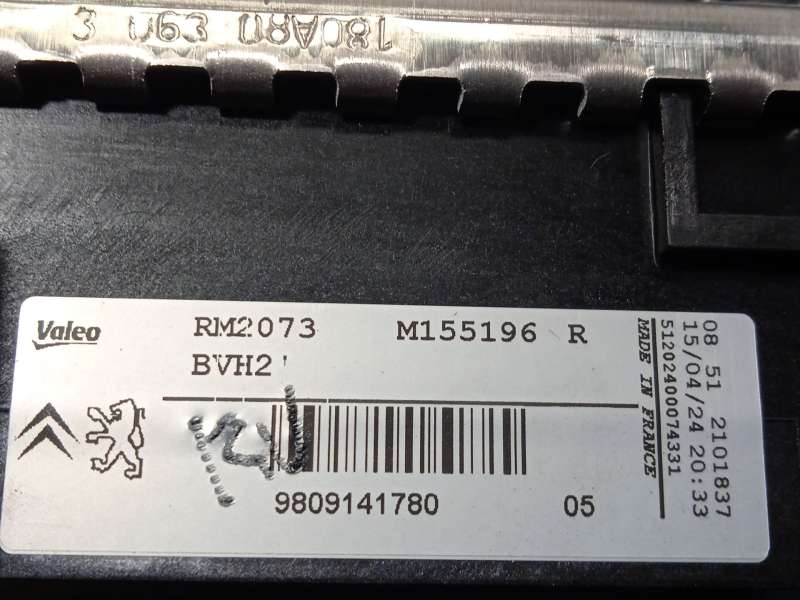 Recambio de radiador agua para peugeot 3008 ii suv (mc_, mr_, mj_, m4_) 1.5 bluehdi 130 referencia OEM IAM 9809141780 7