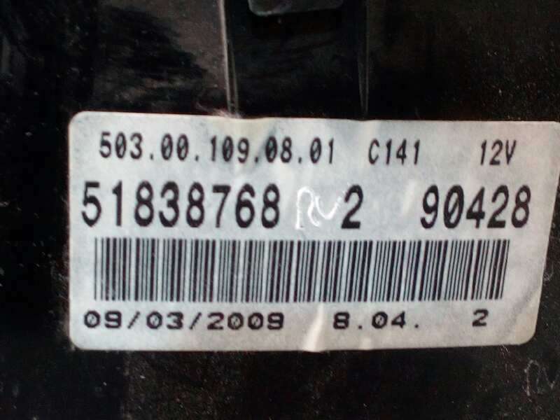 Recambio de cuadro instrumentos para fiat croma (194) 1.9 16v multijet dynamic (12.2007) referencia OEM IAM 51838768  5030010908 - Blanco 3
