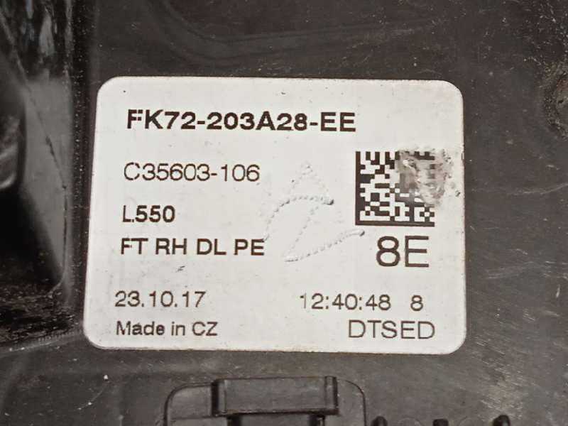 Recambio de cerradura puerta delantera derecha para land rover discovery sport hse referencia OEM IAM FK72203A28EE - Negro 5