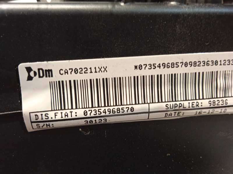 Recambio de airbag delantero izquierdo para fiat doblo cargo basis kasten referencia OEM IAM 07354968570 735496857 - Blanco 4