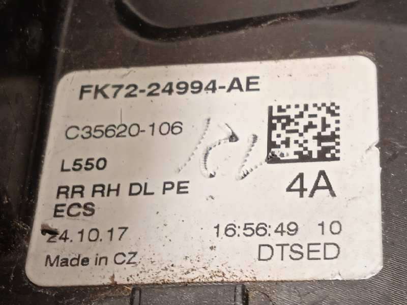 Recambio de cerradura puerta trasera derecha para land rover discovery sport hse referencia OEM IAM FK7224994AE - Negro 6