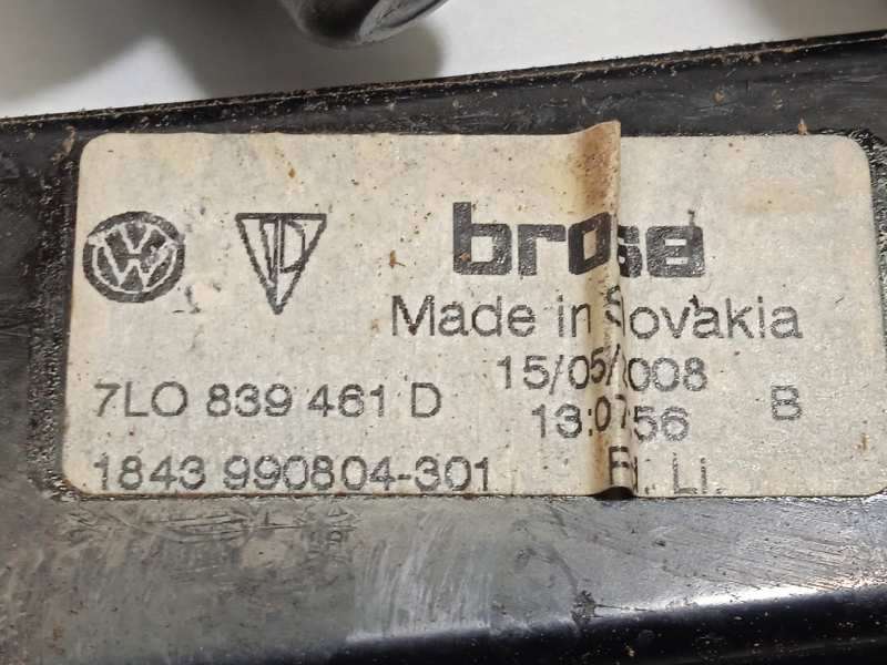 Recambio de elevalunas trasero izquierdo para volkswagen touareg (7l6) v6 tdi referencia OEM IAM 7L0839461D 3D0959795E 7L6959703 4