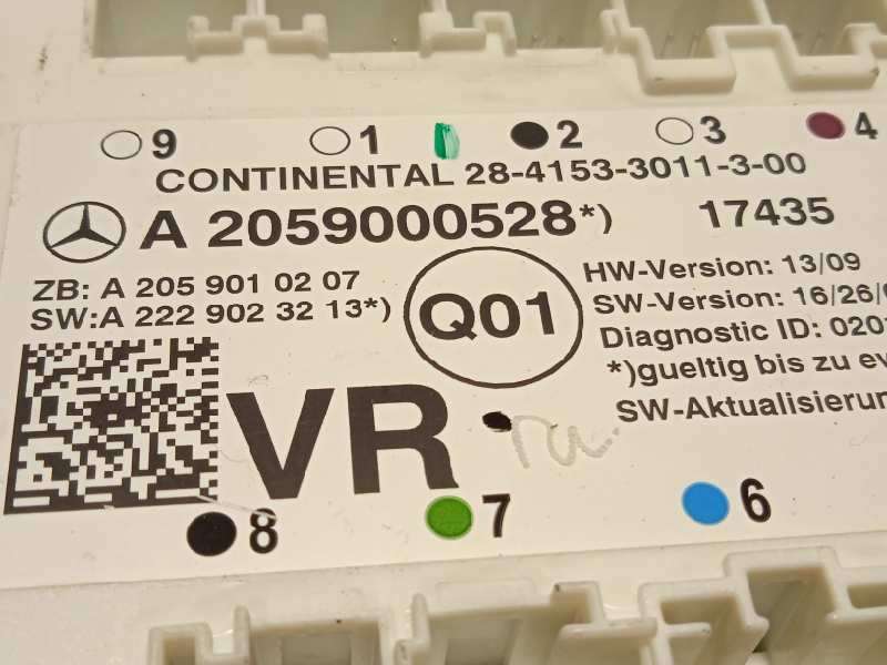 Recambio de centralita confort para mercedes-benz clase glc (w253) glc 220 d 4matic referencia OEM IAM A2059000528 - Azul 4