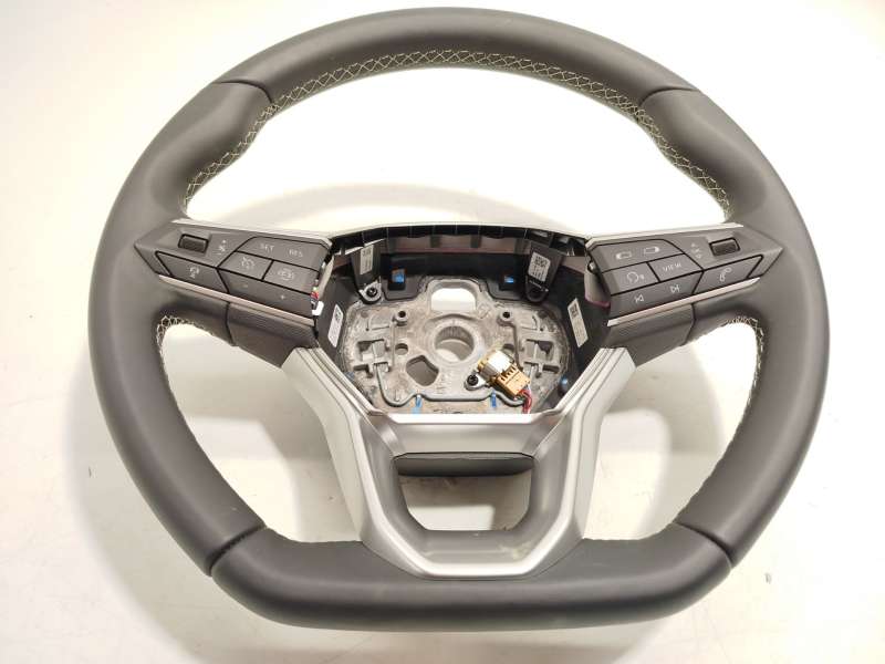 Recambio de volante para seat arona (kj7, kjp) 1.0 tsi referencia OEM IAM 5FF419091WVV - Blanco 4