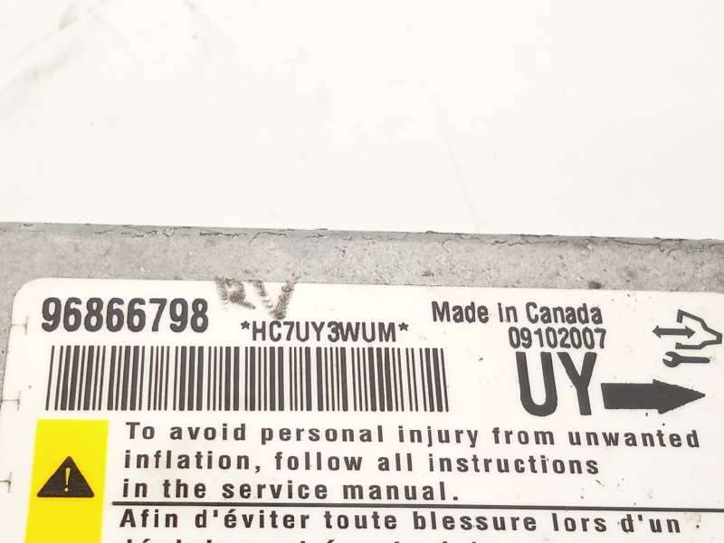 Recambio de centralita airbag para chevrolet captiva 2.0 vcdi lt referencia OEM IAM 96866798 5