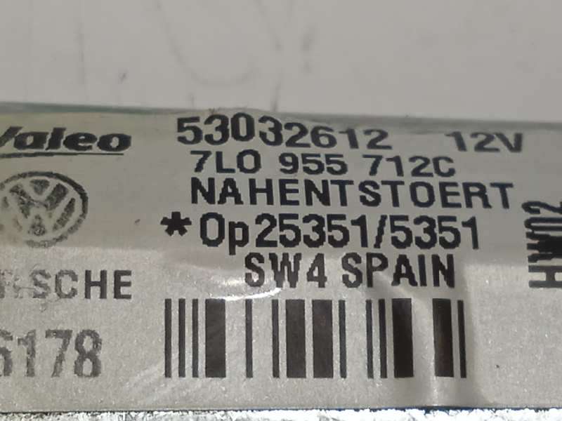 Recambio de motor limpia trasero para volkswagen touareg (7l6) v6 tdi referencia OEM IAM 7L0955712C 95562808004 53032612 4