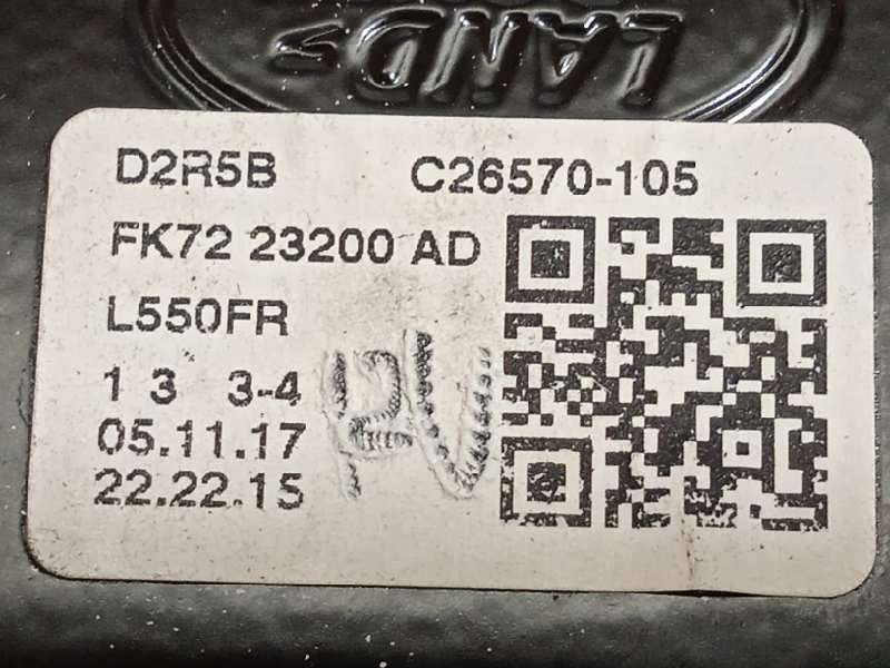 Recambio de elevalunas delantero derecho para land rover discovery sport hse referencia OEM IAM FK7223200AD LR078972 - Negro 6