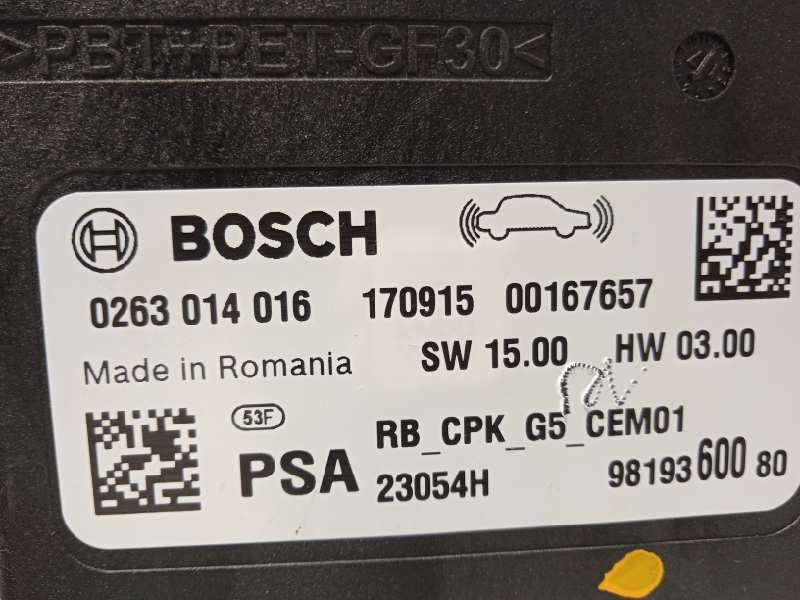 Recambio de modulo electronico para opel grandland x 1.6 16v cdti dpf referencia OEM IAM 9819360080  0263014016 - Azul 5