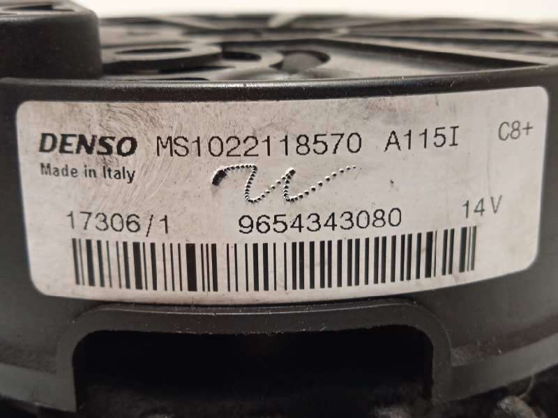 Recambio de alternador para peugeot 207 x-line referencia OEM IAM 9654343080  MS1022118570 4
