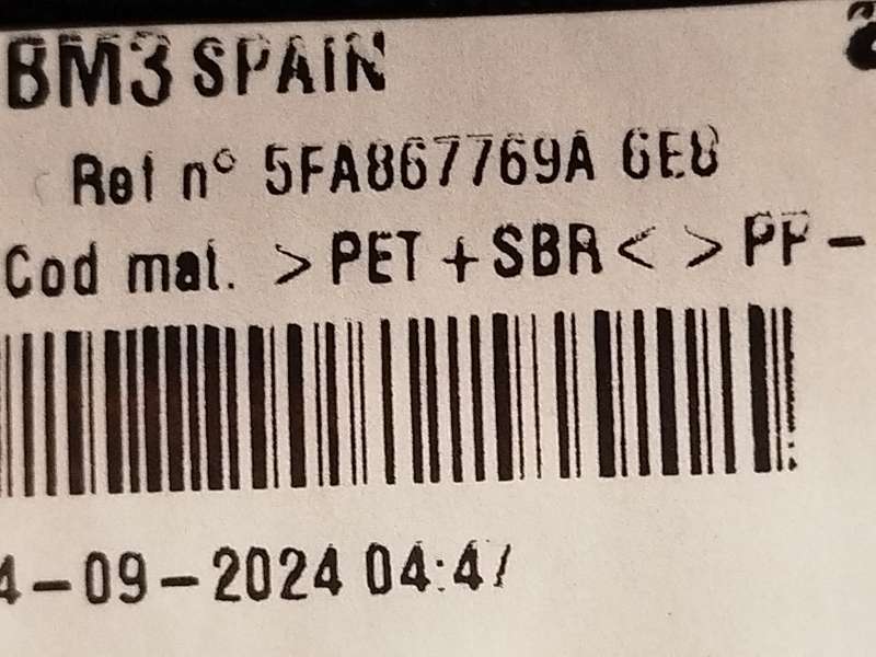 Recambio de bandeja trasera para cupra leon (kl1, ku1, kug) 1.5 tsi referencia OEM IAM 5FA867769A6E8 - Gris 4