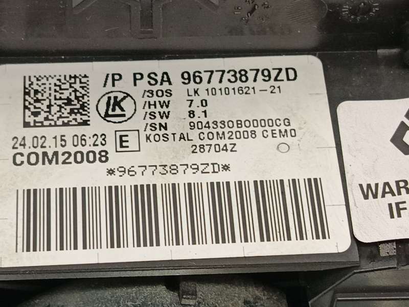 Recambio de mando intermitentes para citroën c3 ii (sc_) 1.4 hdi 70 (sc8hzc, sc8hr0, sc8hp4) referencia OEM IAM 96773879ZD - Azul 7