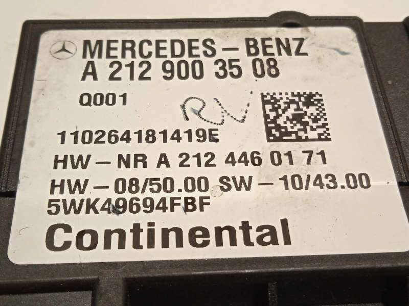 Recambio de modulo electronico para mercedes-benz clase glk (w204) glk glk 220 cdi 4-matic be (204.984) referencia OEM IAM A2129 - Negro 4