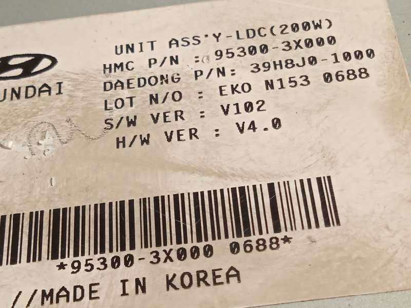 Recambio de modulo electronico para hyundai i30 (gd) style referencia OEM IAM 953003X000 - Negro 4