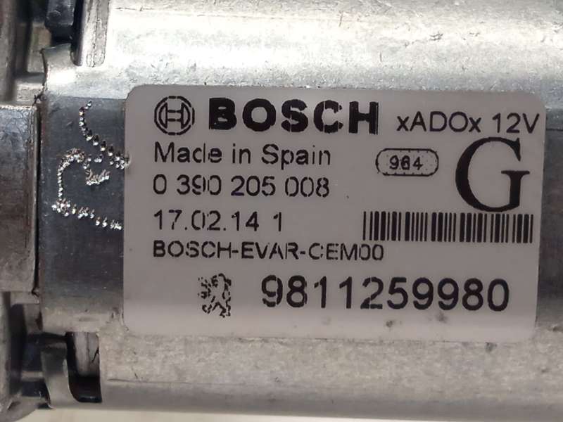 Recambio de motor limpia trasero para peugeot 3008 ii suv (mc_, mr_, mj_, m4_) 1.6 thp 165 (m45gyw, m45gzw, m45gyv) referencia O - Azul 4