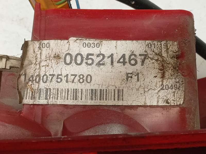 Recambio de piloto trasero izquierdo para peugeot 807 (eb_) 2.0 hdi referencia OEM IAM 1400751780 6350Y4 4