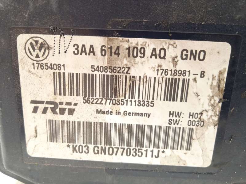 Recambio de abs para volkswagen passat b7 (362) 2.0 tdi referencia OEM IAM 3AA614109AQ 17654081 54085622Z 6
