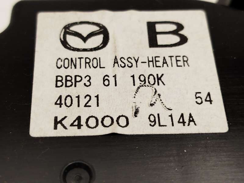 Recambio de mando climatizador para mazda 3 lim. (bl) active referencia OEM IAM BBP361190K - Gris 6