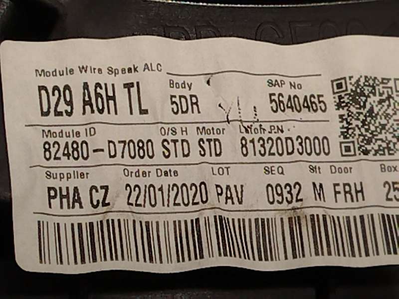 Recambio de elevalunas delantero derecho para hyundai tucson (tl, tle) 1.6 gdi referencia OEM IAM 82480D7080 82460D7000 - Rojo 3