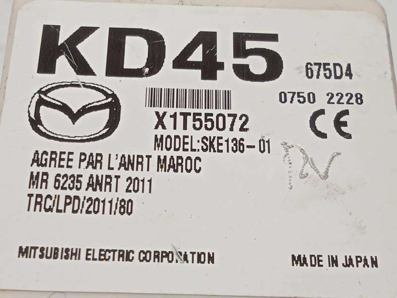 Recambio de modulo electronico para mazda cx-5 2.2 turbodiesel cat referencia OEM IAM KD45675D4 - Negro 3