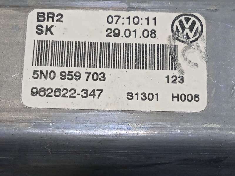 Recambio de elevalunas trasero izquierdo para volkswagen tiguan (5n1) +motion referencia OEM IAM 5N0839729F  5N0959703 - Negro 4
