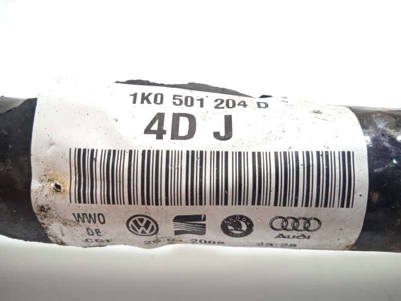 Recambio de transmision trasera derecha para volkswagen tiguan (5n1) +motion referencia OEM IAM 1K0501204D - Negro 5