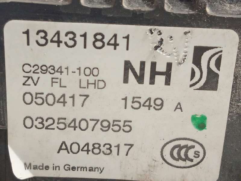 Recambio de cerradura puerta delantera izquierda para opel corsa e business referencia OEM IAM 13431841 - Blanco 4