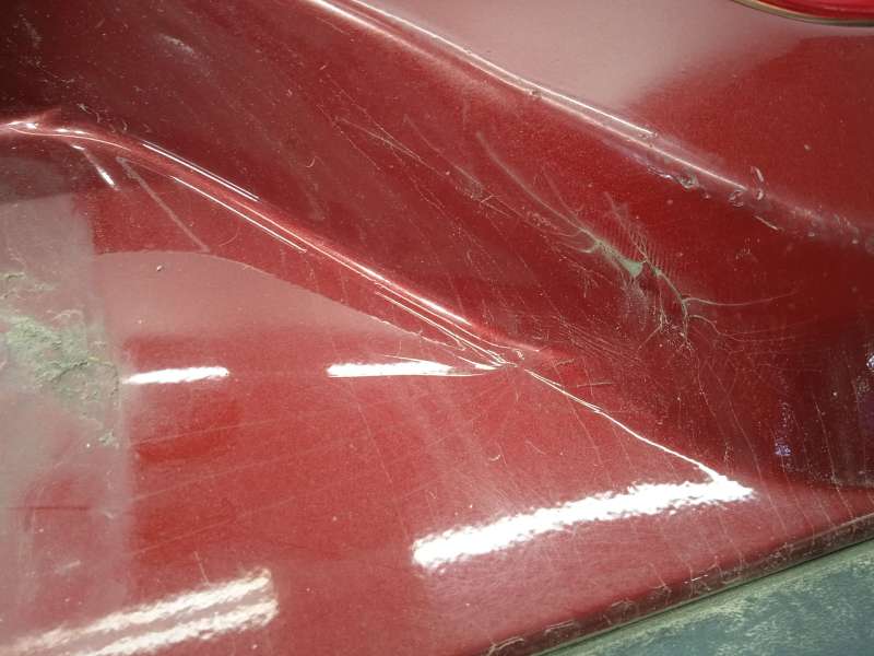 Recambio de paragolpes trasero para volvo v40 hatchback (525) d2 referencia OEM IAM 39820442 - Rojo 6