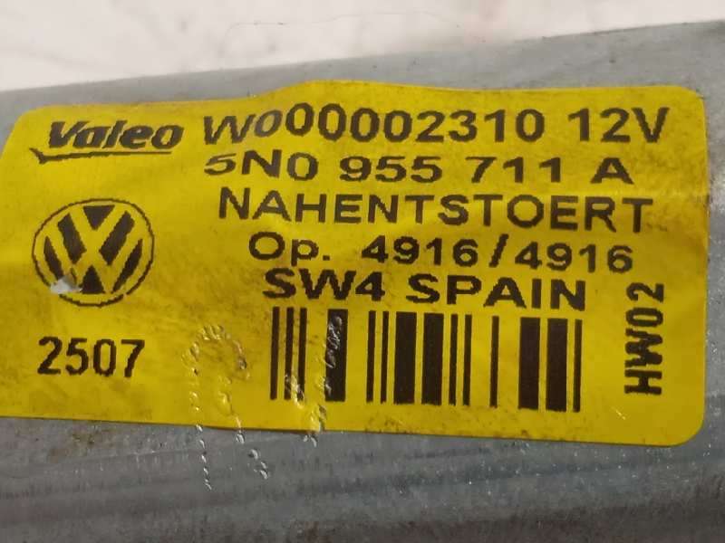 Recambio de motor limpia trasero para volkswagen tiguan (5n1) +motion referencia OEM IAM 5N0955711A  W000002310 - Negro 5