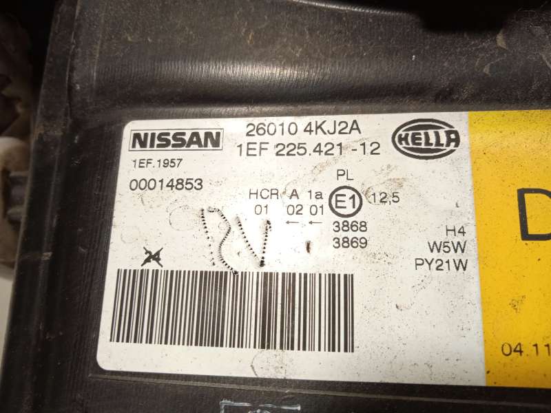 Recambio de faro derecho para nissan np300 pick-up (d23) 2.3 dci diesel cat referencia OEM IAM 260104KJ2A 1EF22542112 - Blanco 7