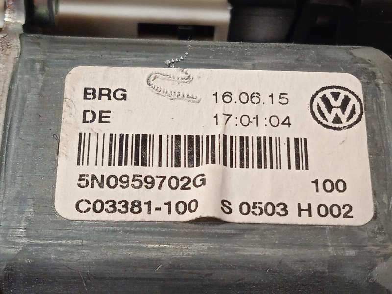 Recambio de elevalunas delantero derecho para volkswagen tiguan (5n2) t1 bluemotion referencia OEM IAM 5N1837462 5N0837756 5N095 - Gris 5