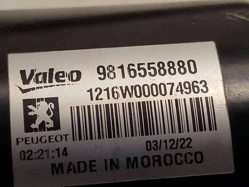 Recambio de motor limpia delantero para fiat doblo furgón/monospace (510_, 511_) bluehdi 100 referencia OEM IAM 9816558880  W000 - Blanco 4