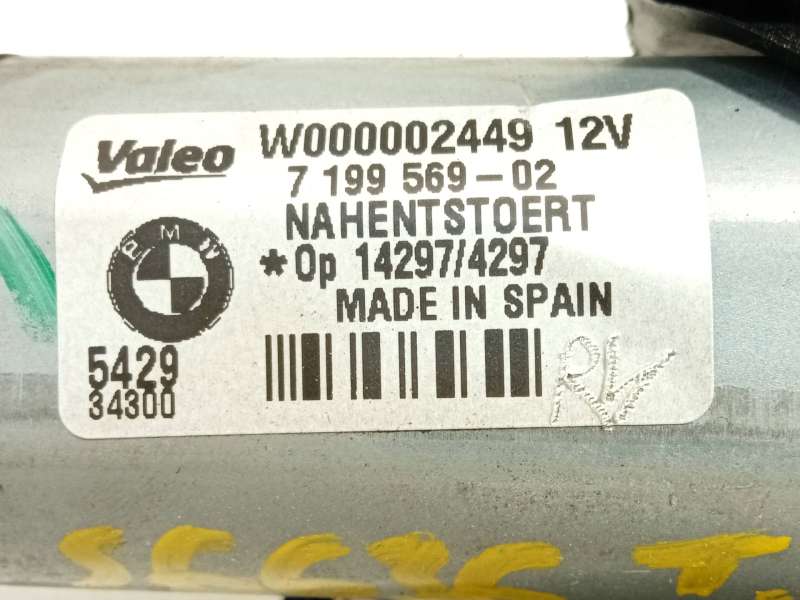 Recambio de motor limpia trasero para bmw 1 (e81) 116 d referencia OEM IAM 719956902 - Blanco 4